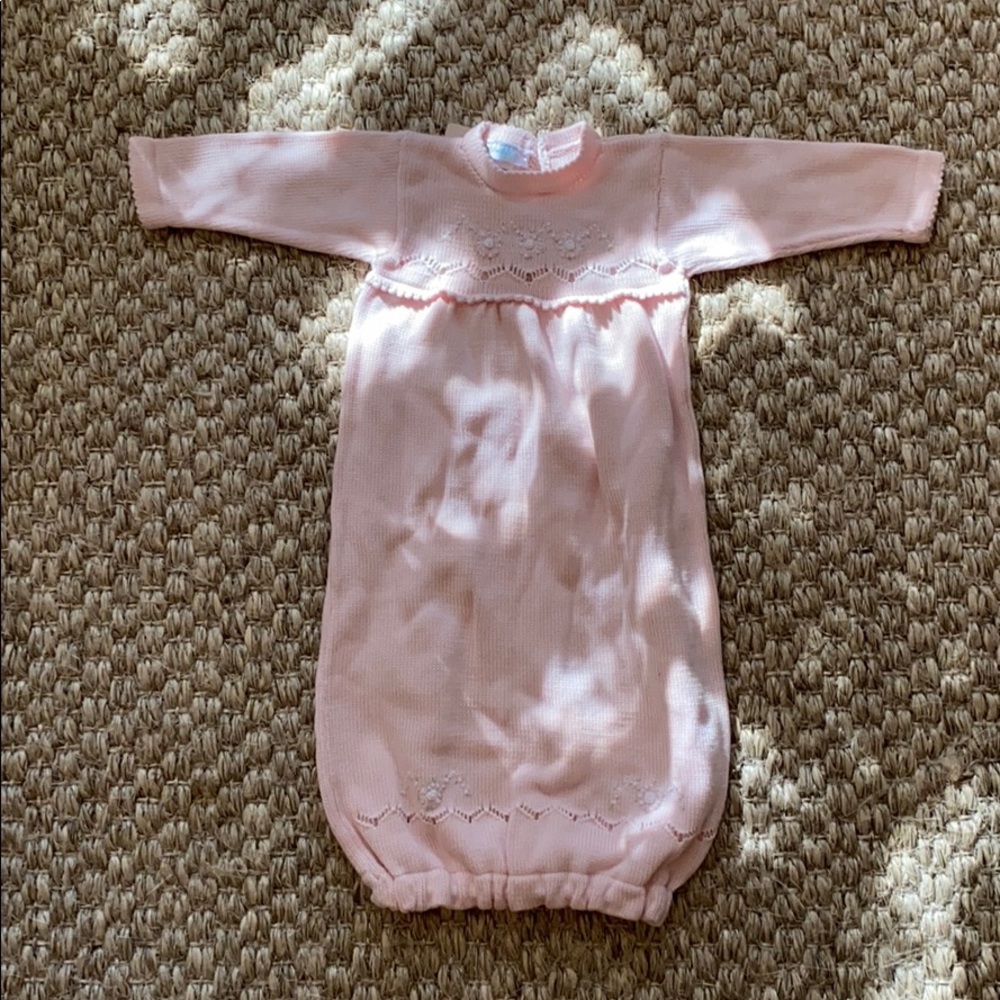 Cucile Newborn knit gown with Tags.